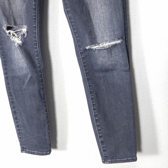 Madewell High-Riser Skinny Jeans Washed Black Size 27 Chic Minimalism - Picture 7 of 10